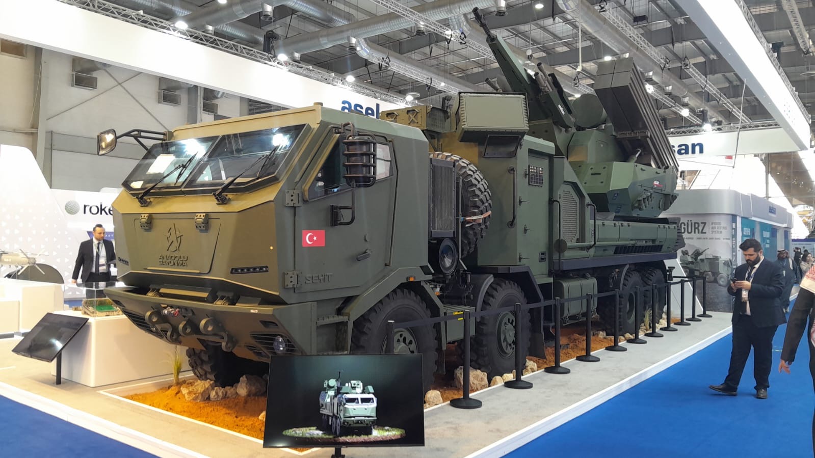 The Air and Missile defence System produced by ASELSAN is GÜRZ, it became a favorite of the at ‘World defence Show’