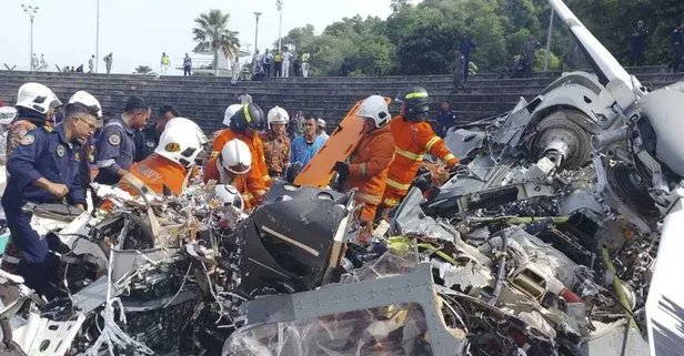 Malezya Donanması’na Ait Helikopterler Havada Çarpıştı: 10 Ölü