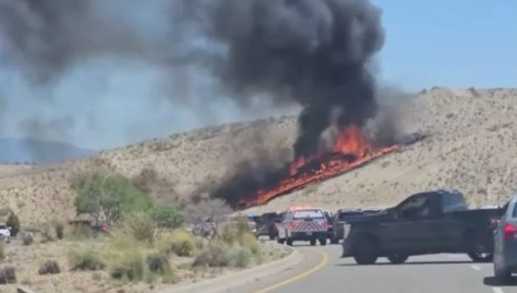 ABD’ye Ait Askeri Uçak New Mexico Eyaletinde Düştü