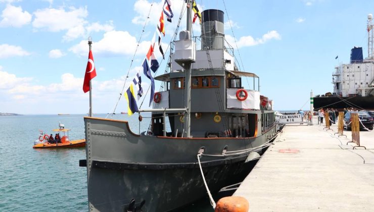 TCG Nusret Müze Gemisi Marmaris’te Ziyarete Açıldı