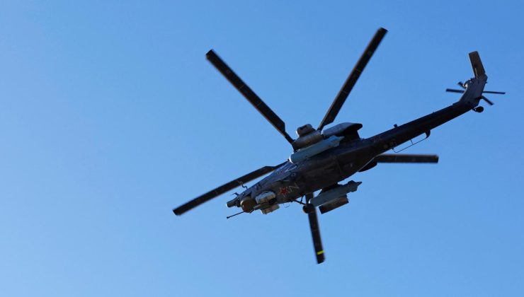 Rusya’da Askeri Helikopter Düştü