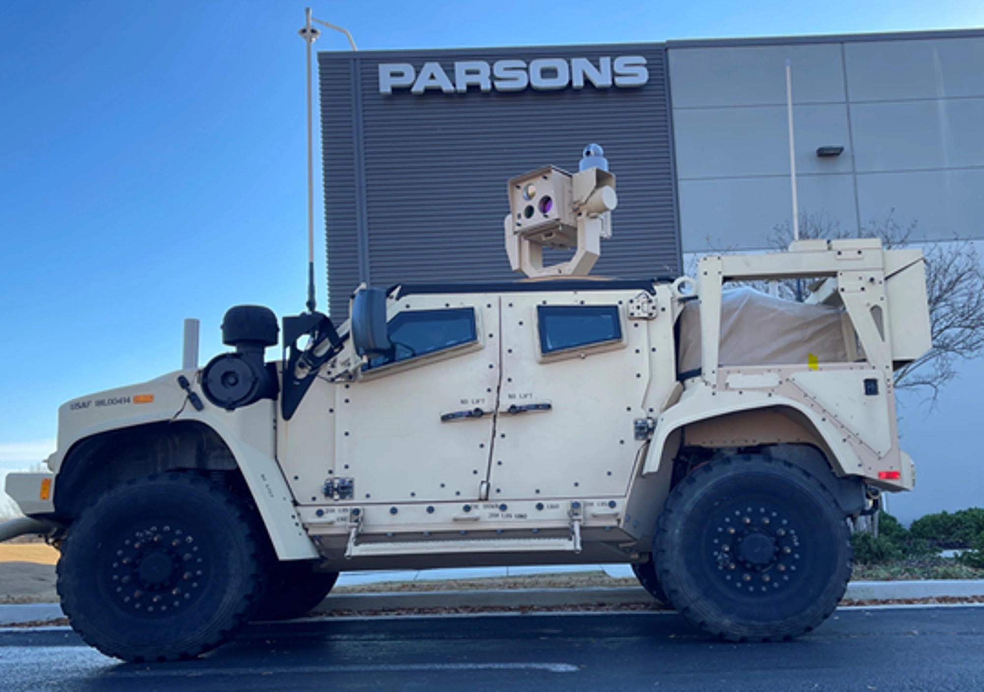 ABD Hava Kuvvetleri, JLTV’yi Bomba İmha Lazeriyle Donatmak İçin Parsons İle Anlaştı